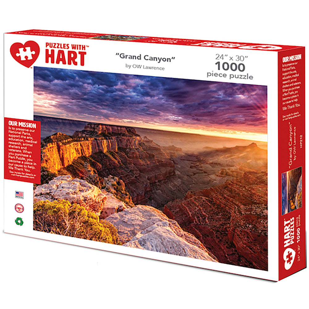 Hart Puzzles Grand Canyon 1000 Piece Puzzle by OW Lawrence