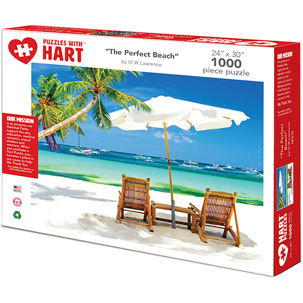 Hart Puzzles The Perfect Beach Jigsaw Puzzle - 1000 pc