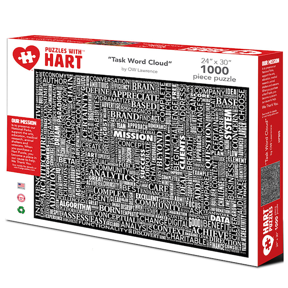 OW Lawrence Task Word Cloud Jigsaw Puzzle - 1000 pc