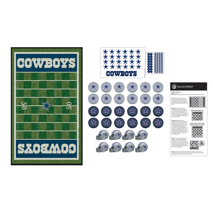 Dallas Cowboys NFL Checkers Game Set by Masterpieces