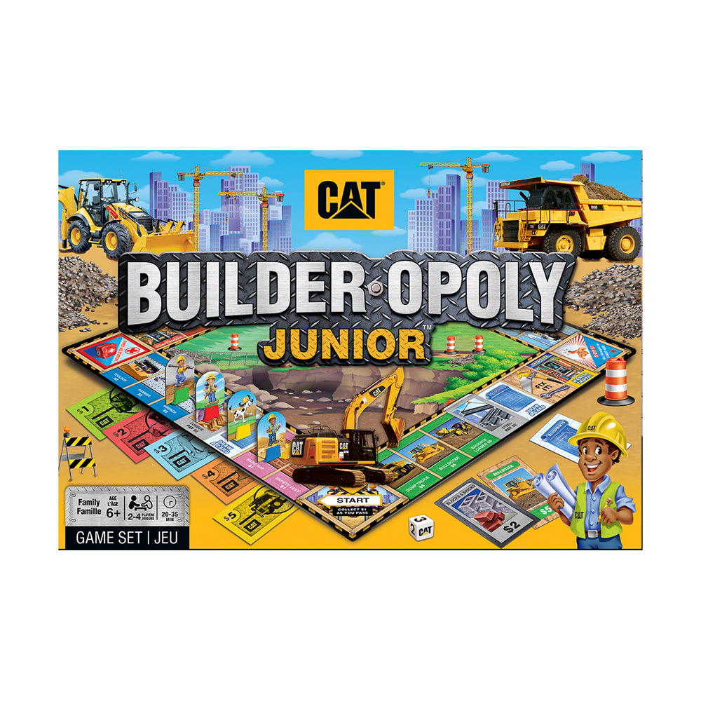 Caterpillar Builder Opoly Junior Board Game