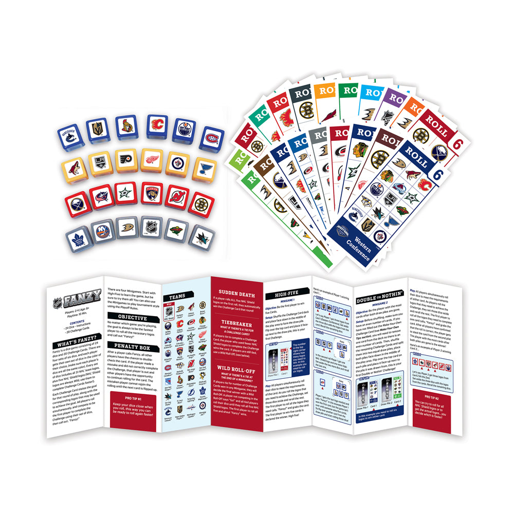 NHL Official Licensed Fanzy Dice Game