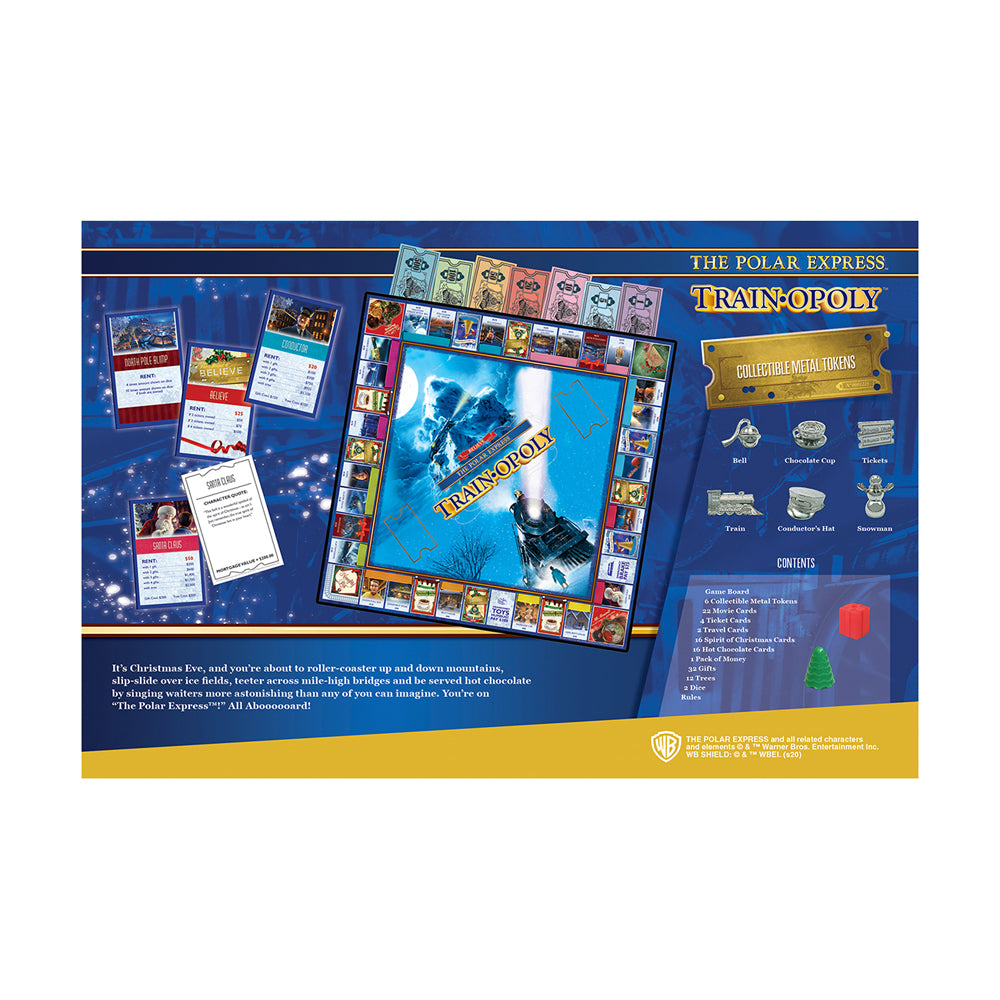 The Polar Express Train-Opoly Collector's Edition Board Game