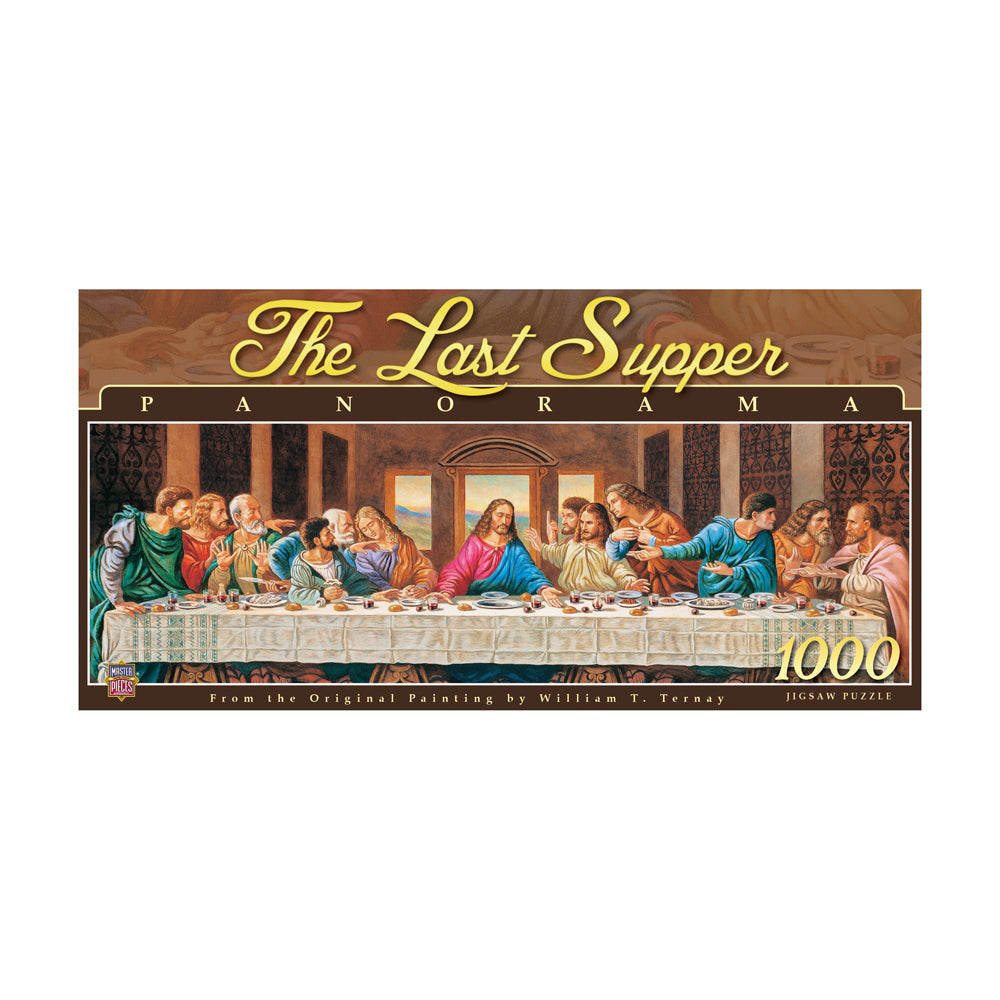 Masterpieces The Last Supper Panoramic Jigsaw Puzzle - 1000 pc