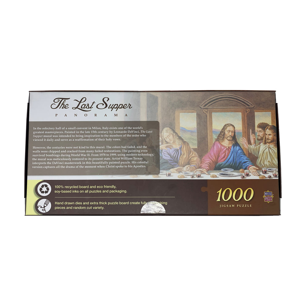 Masterpieces The Last Supper Panoramic Jigsaw Puzzle - 1000 pc