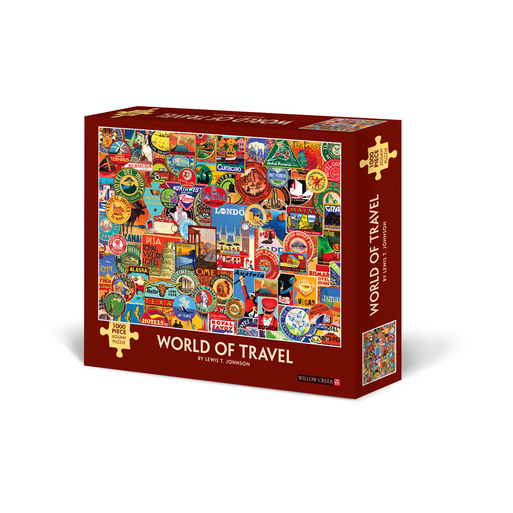 Willow Creek Press World of Travel Jigsaw Puzzle - 1000 pc