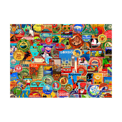 Willow Creek Press World of Travel Jigsaw Puzzle - 1000 pc