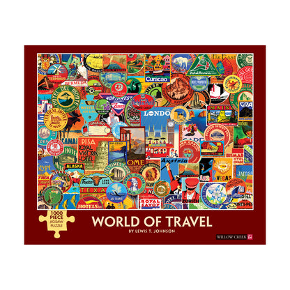 Willow Creek Press World of Travel Jigsaw Puzzle - 1000 pc