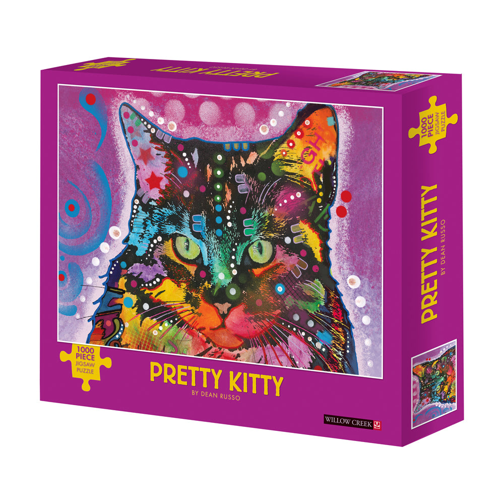 Dean Russo Pretty Kitty Jigsaw Puzzle - 1000 pc