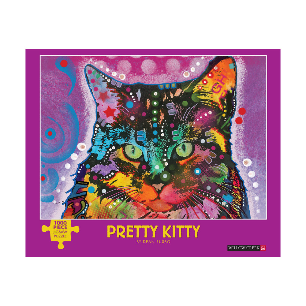 Dean Russo Pretty Kitty Jigsaw Puzzle - 1000 pc