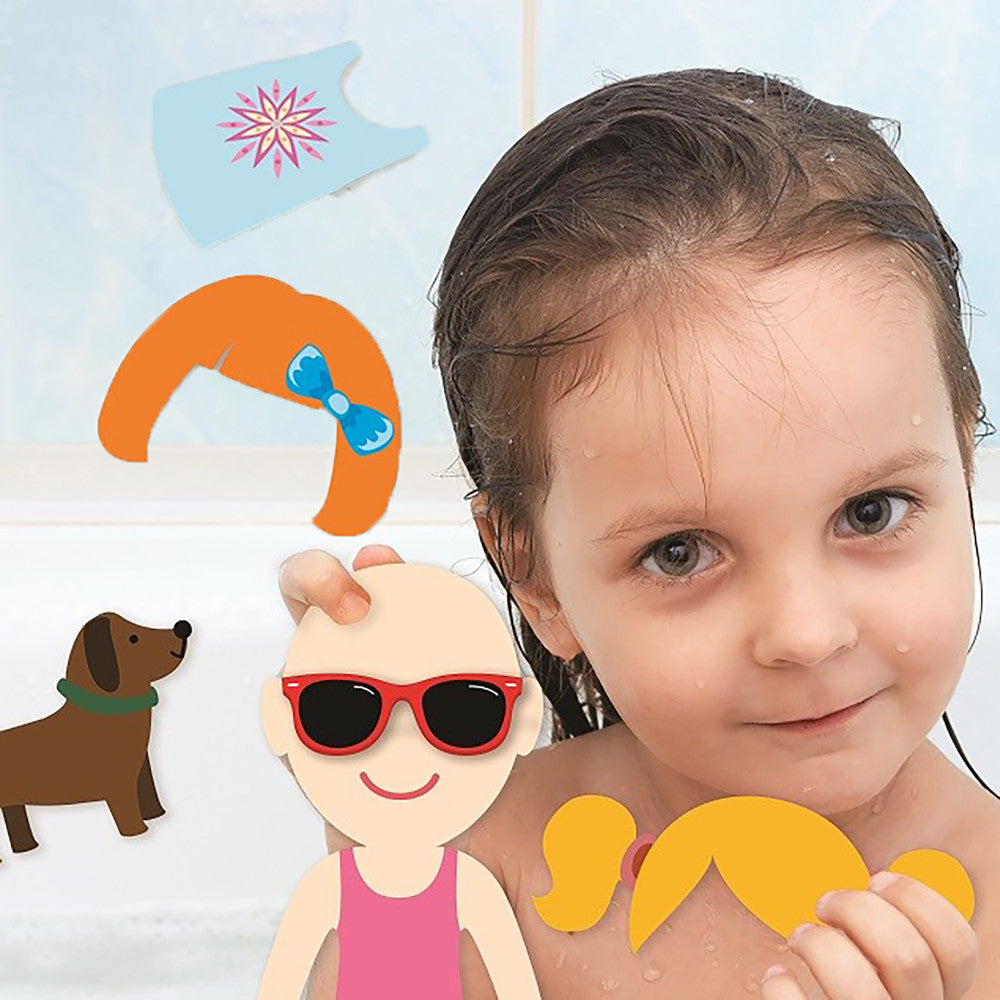 Buddy & Barney: Dressing Up Bath Time Stickers - 32 Reusable Foam Stickers