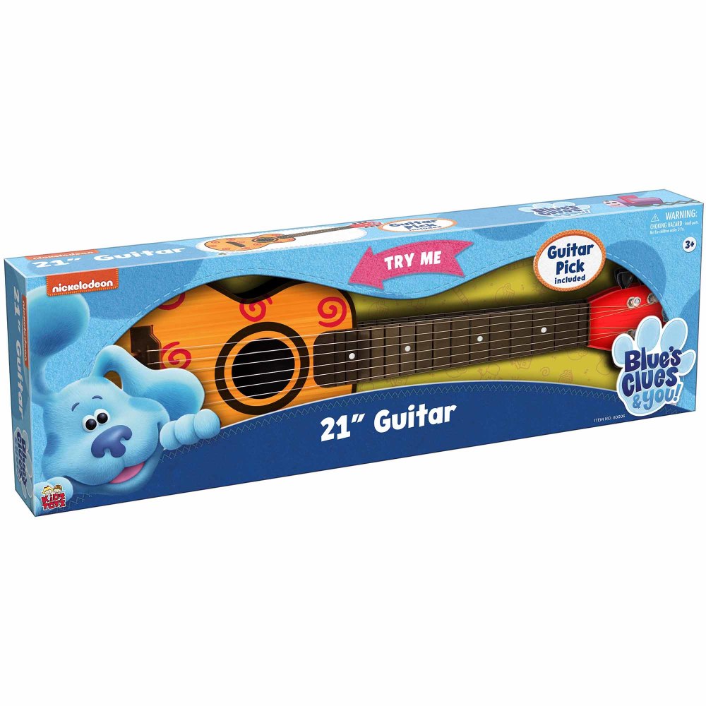 Kidz Toyz Blue's Clues & You! 21" Plastic Guitar with Real Metal Strings