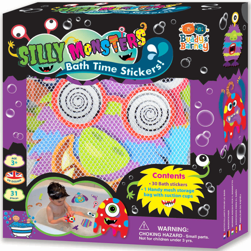 Buddy & Barney: Silly Monsters Bath Time Stickers