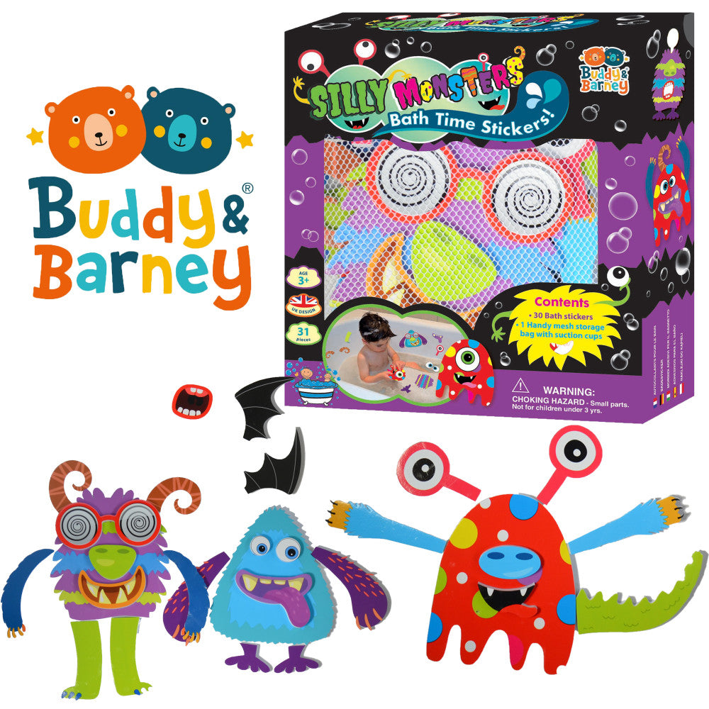 Buddy & Barney: Silly Monsters Bath Time Stickers