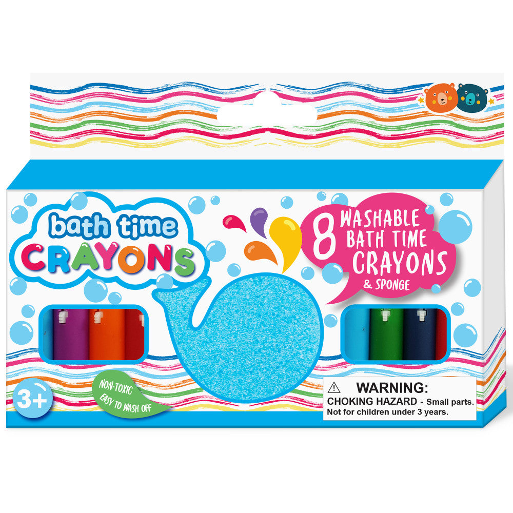 Buddy & Barney: Bath Time Crayons - 8 Washable Crayons