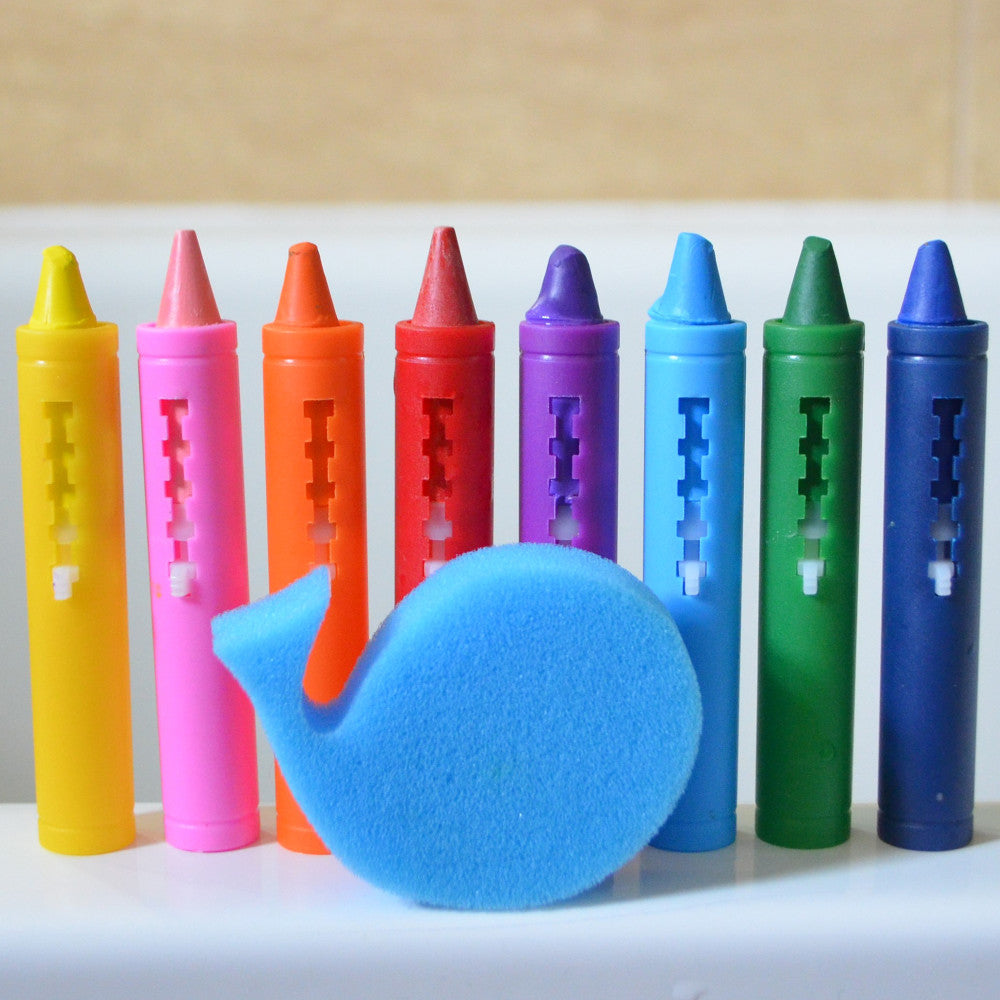 Buddy & Barney: Bath Time Crayons - 8 Washable Crayons