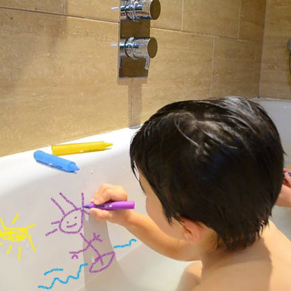 Buddy & Barney: Bath Time Crayons - 8 Washable Crayons