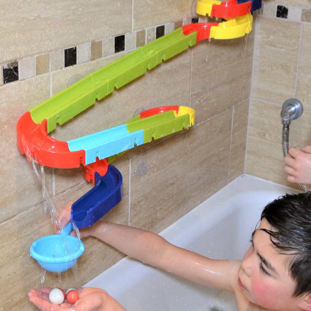 Buddy & Barney: Bath Time Marble Run - 36pc Set