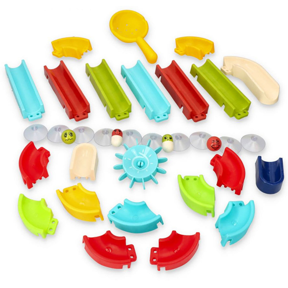 Buddy & Barney: Bath Time Marble Run - 36pc Set