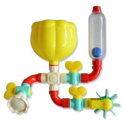 Buddy & Barney: Bath Time Waterfall - 16pc Water Works Pipes