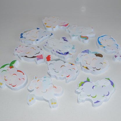 Buddy & Barney: Color Changing Bath Time Stickers - Magical Creatures