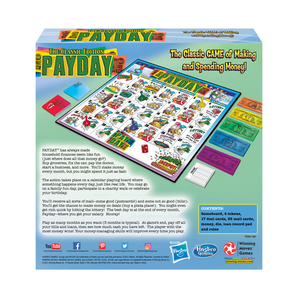 Pay Day Board Game by Winning Moves for Family Game Night