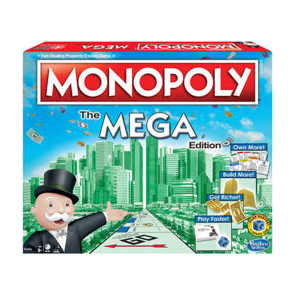 Monopoly The Mega Edition: Fast-Dealing Property Trading Board Game