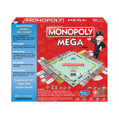 Monopoly The Mega Edition: Fast-Dealing Property Trading Board Game