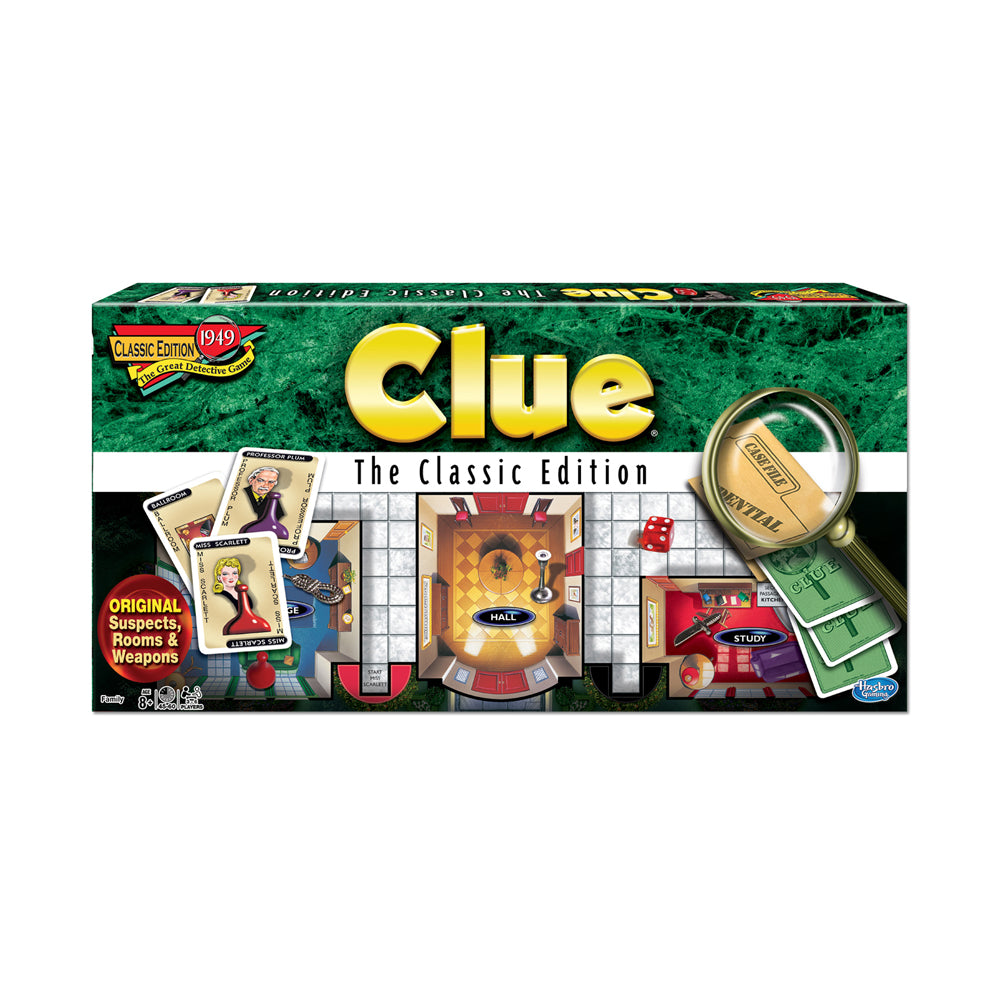 Clue Classic Edition Board Game by Winning Moves