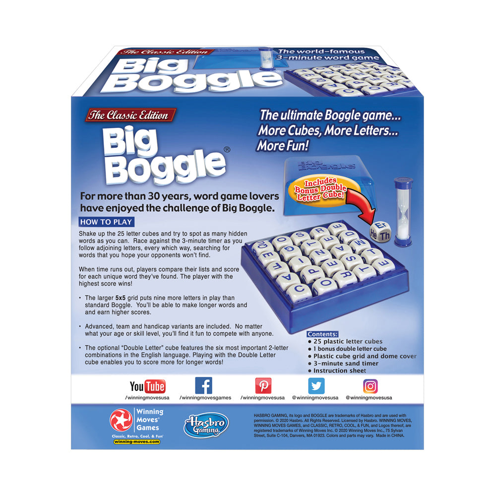 Big Boggle Deluxe Edition Word Search Game