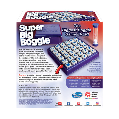 Super Big Boggle Ultimate Word Search Game