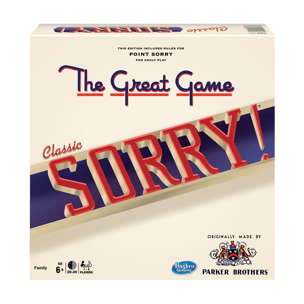 Classic Sorry Board Game with Original Artwork