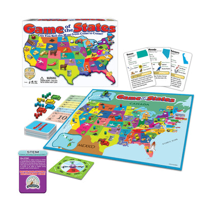 Game of the States Educational Board Game