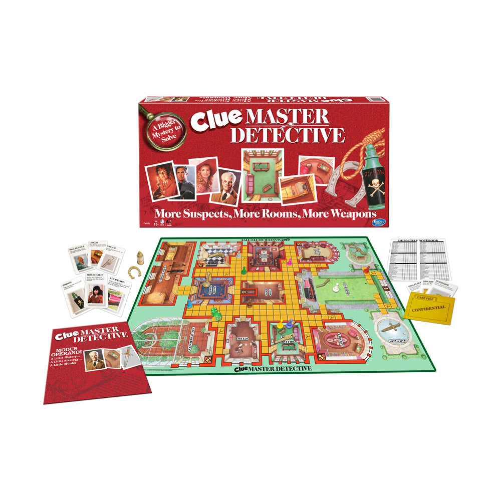 Clue Master Detective Expanded Board Game