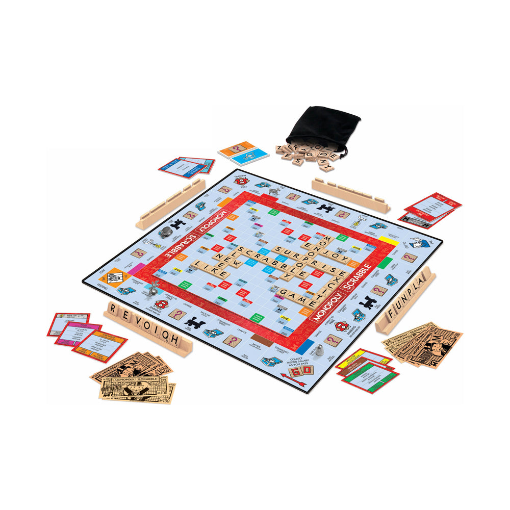 Monopoly Scrabble Hybrid Board Game by Winning Moves