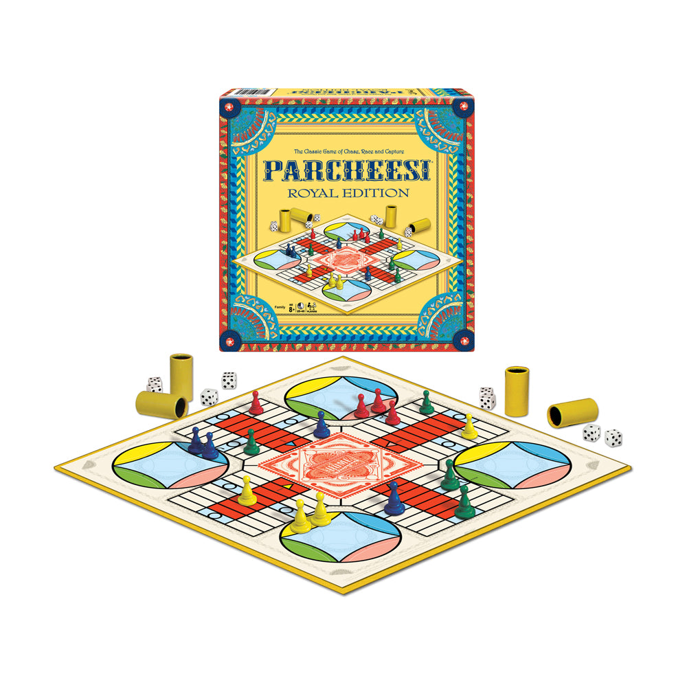 Parcheesi Royal Edition Classic Strategy Board Game