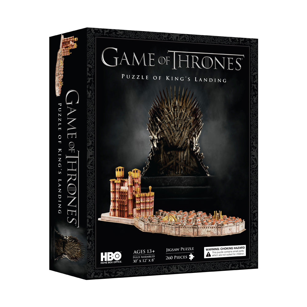 4D Cityscape Game of Thrones: Kings Landing 3D Puzzle - 260 pc