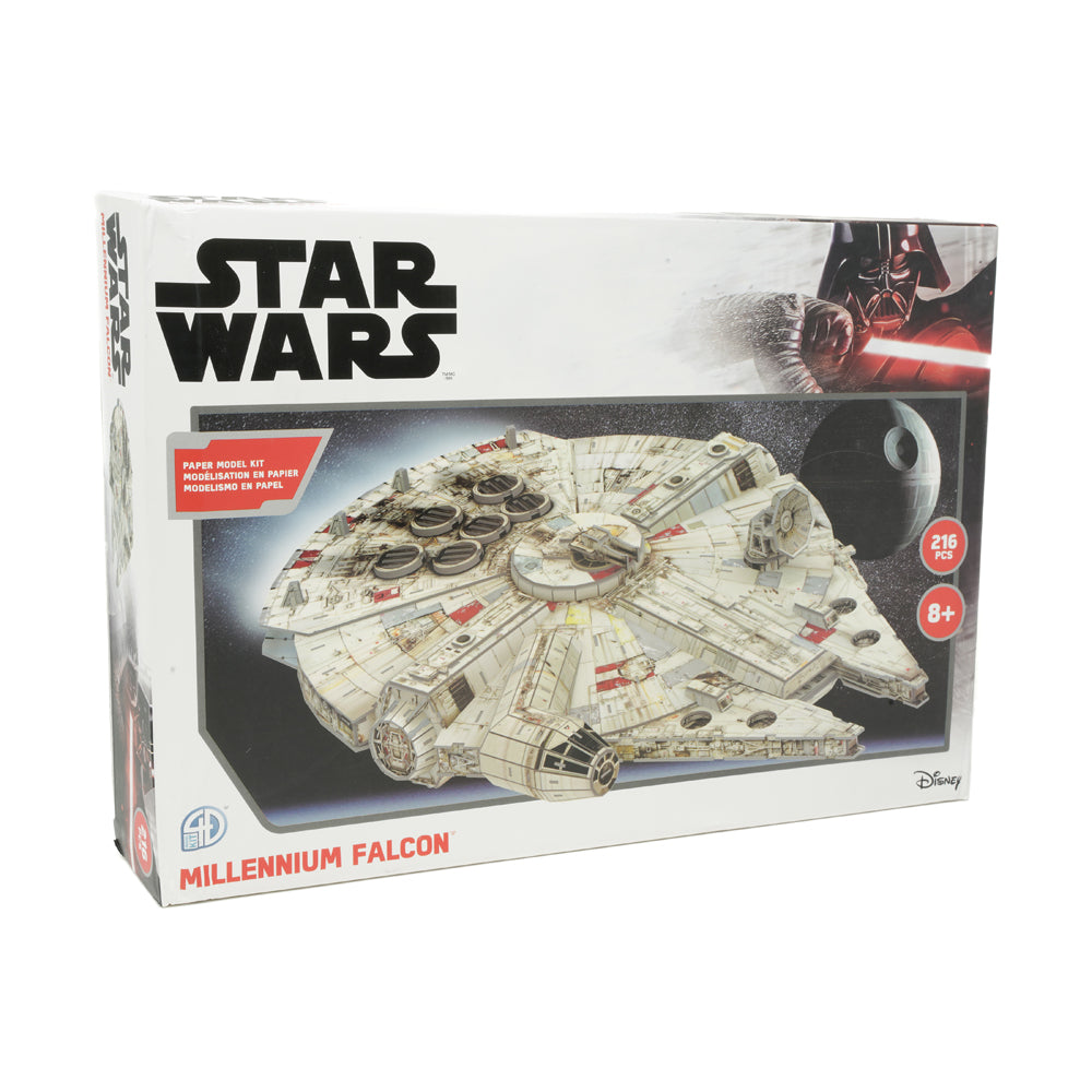 4D Cityscape Star Wars Millennium Falcon 1:72 Scale Paper Model Kit