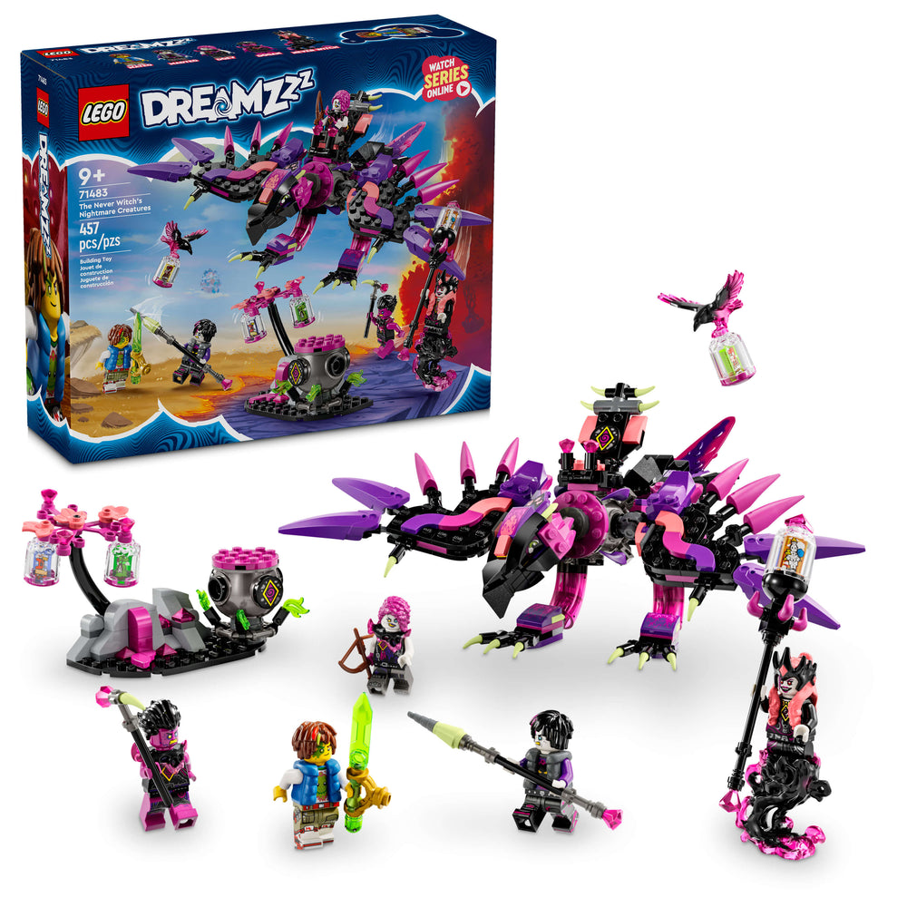 LEGO DREAMZzz™ The Never Witch’s Nightmare Creatures 71483