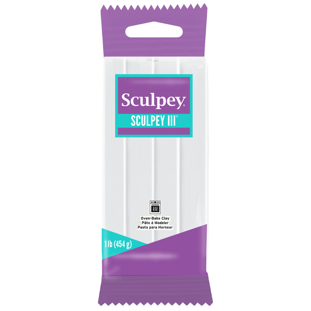 Sculpey III: Polymer Clay: White - 1 lb Pack - Oven Bake Clay