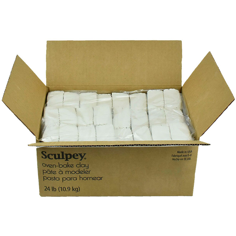 Sculpey: Original Sculpey Clay: White - 24 lb - Bulk Polymer Oven Bake Clay