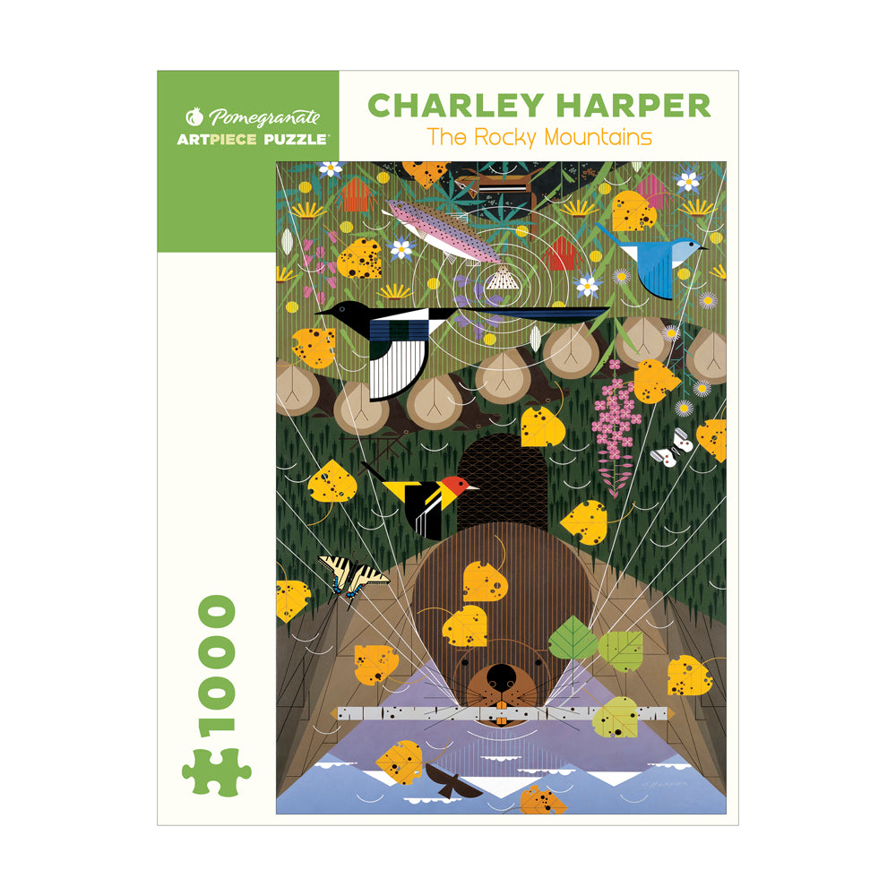 Charley Harper Rocky Mountains 1000-Piece Jigsaw Puzzle