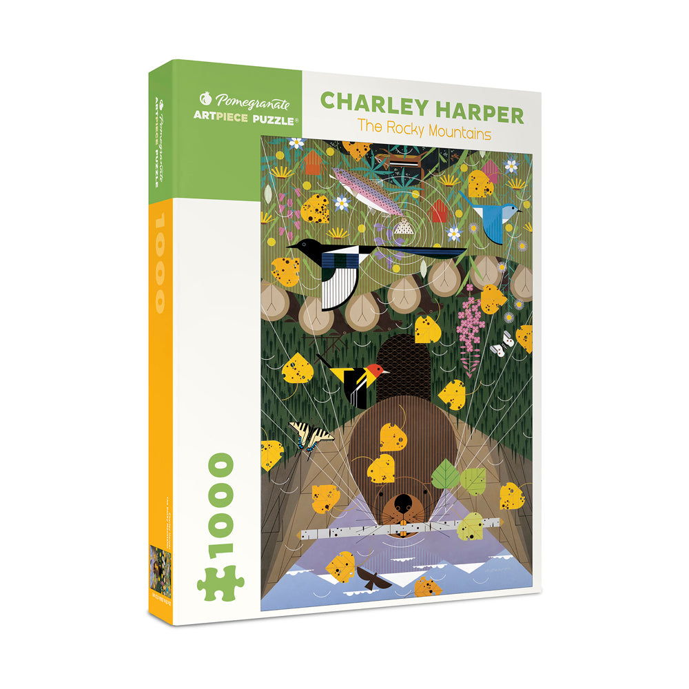 Charley Harper Rocky Mountains 1000-Piece Jigsaw Puzzle