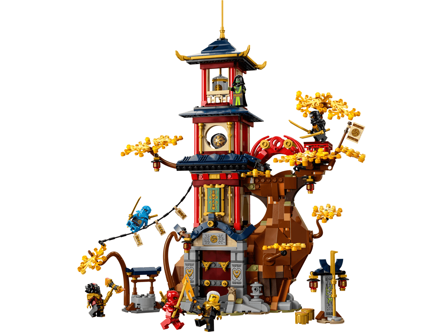 LEGO NINJAGO Temple of the Dragon Energy Cores 71795 Building Set - 1,029 Pieces