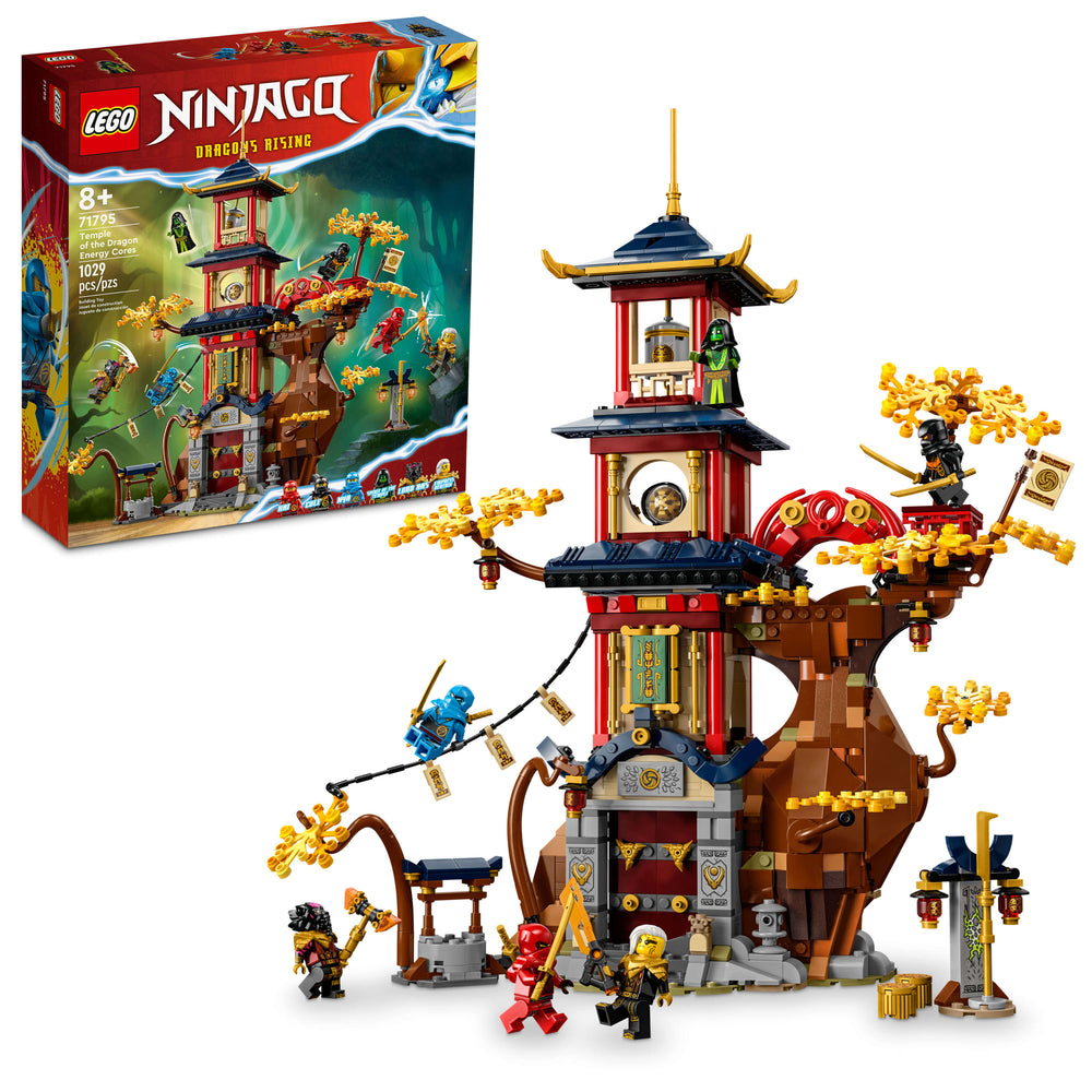LEGO NINJAGO Temple of the Dragon Energy Cores 71795 Building Set - 1,029 Pieces