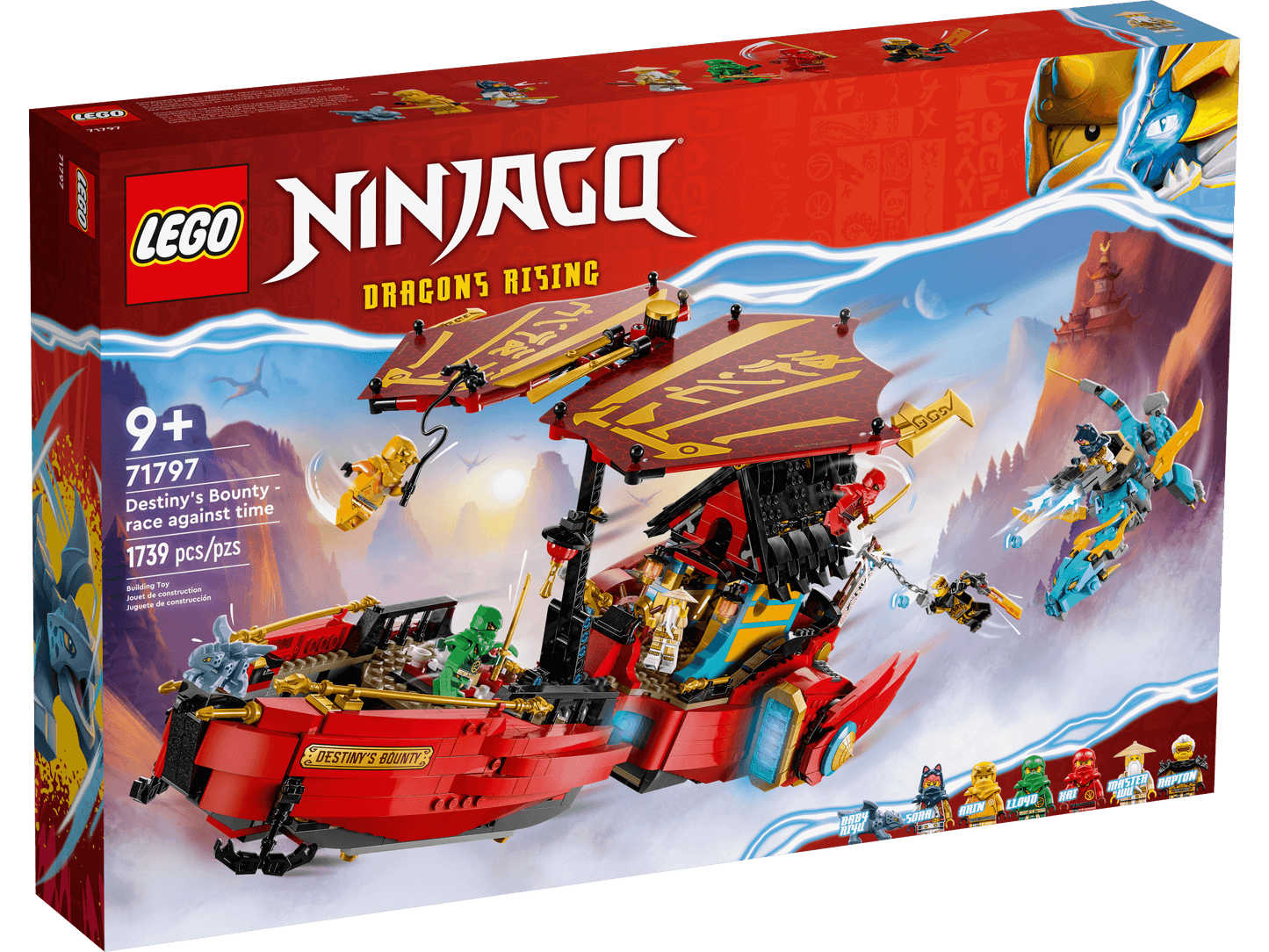 LEGO NINJAGO Destiny's Bounty - Race Against Time 71797 Building Set (1,739 Pcs)