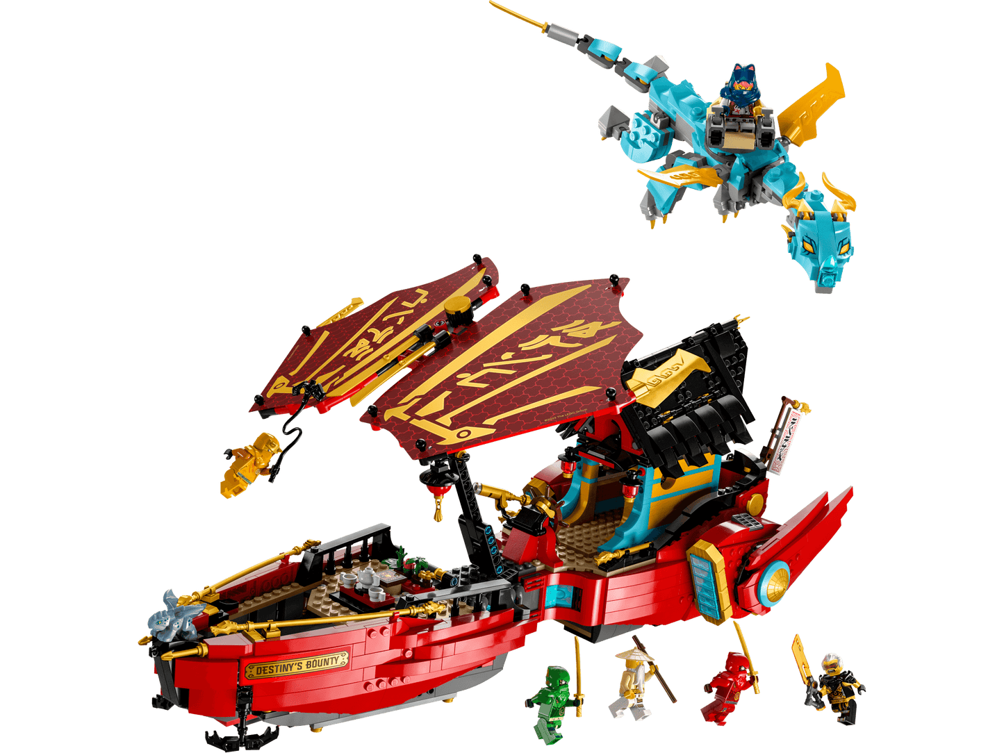 LEGO NINJAGO Destiny's Bounty - Race Against Time 71797 Building Set (1,739 Pcs)