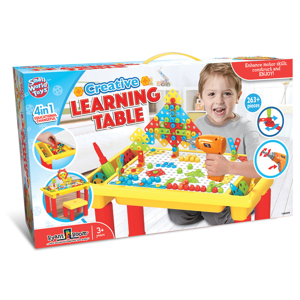 Ryan's Room Creative Learning Table - Multi-Activity Educational Toy - 263 Pieces