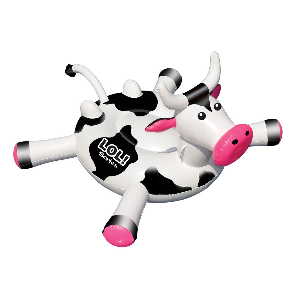 Swimline Oversized Cow Inflatable Ride-On Pool Float