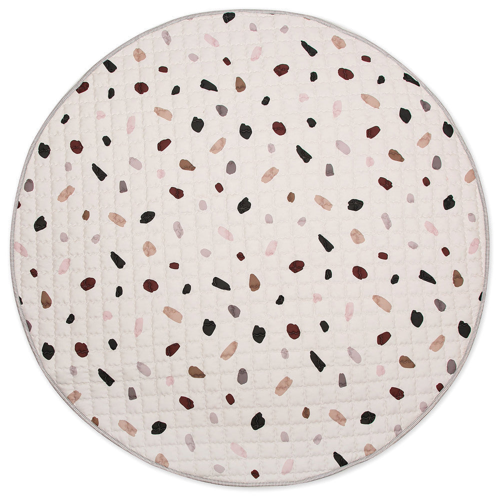 Hakuna Matte: Quilted Playmat – Confetti - 59" Circle, Padded Floor Blanket